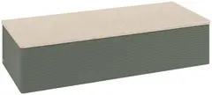 Villeroy & Boch Antao Sideskap 120x50x26,8 cm, m/lys, Grønn Matt/Crème