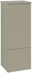 Villeroy & Boch Antao Sideskap 41,4x35,6x103,9 cm, m/lys, Steingrå Matt