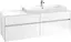 V&amp;B Collaro Servantskap med 4 skuffer 160x50x54,8 cm, u/lys, Hvit Matt