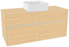 V&amp;B Collaro Servantskap med 4 skuffer 120x50x54,8 cm, u/lys, Nordisk Eik