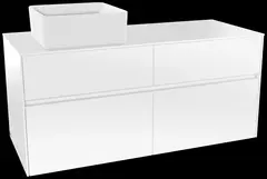 V&B Collaro Servantskap med 4 skuffer 120x50x54,8 cm, u/lys, Hvit Høyglans
