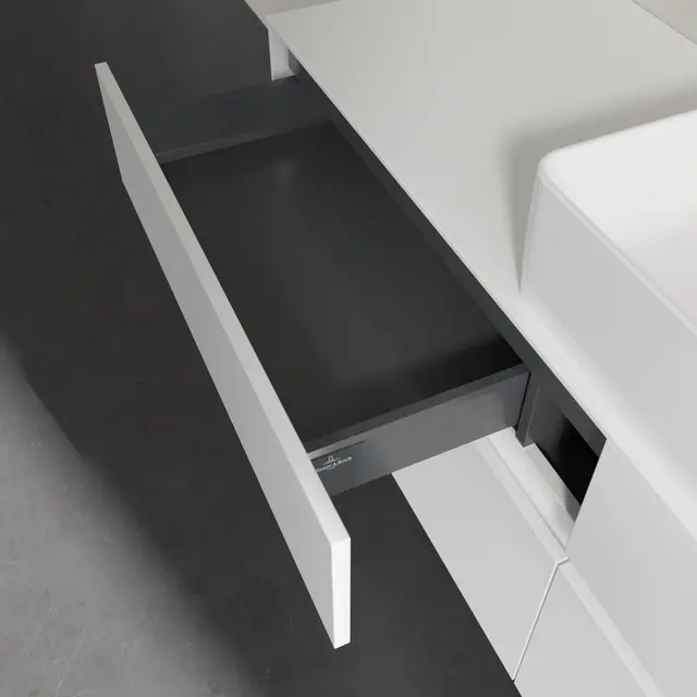 V&B Collaro Servantskap med 4 skuffer 160x50x54,8 cm, u/lys, Hvit Matt 