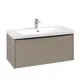 V&amp;B Subway 3.0 Servantskap m/1 skuff 973x429x478 mm, Taupe Matt