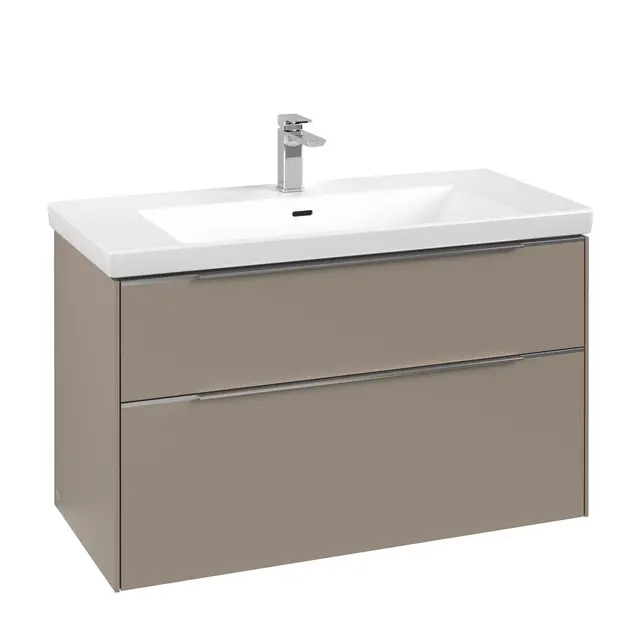 V&B Subway 3.0 Servantskap m/2 skuffer 973x576x478 mm, Taupe Matt 