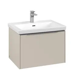 V&amp;B Subway 3.0 Servantskap m/1 skuff 622x429x478 mm, Lys Gr&#229; Matt