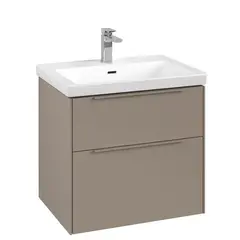 V&B Subway 3.0 Servantskap m/2 skuffer 622x576x478 mm, Taupe Matt