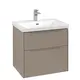 V&amp;B Subway 3.0 Servantskap m/2 skuffer 622x576x478 mm, Taupe Matt