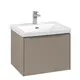 V&amp;B Subway 3.0 Servantskap m/1 skuff 572x429x478 mm, Taupe Matt