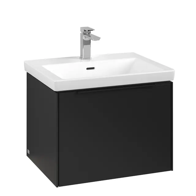 V&B Subway 3.0 Servantskap m/1 skuff 572x429x478 mm, Vulkansort Matt 