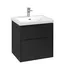 V&amp;B Subway 3.0 Servantskap m/2 skuffer 572x576x478 mm, Vulkansort Matt
