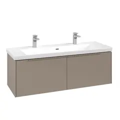 V&amp;B Subway 3.0 Servantskap m/2 skuffer 1272x429x478 mm, Taupe Matt