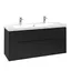 V&amp;B Subway 3.0 Servantskap m/4 skuffer 1272x576x478 mm, Vulkansort Matt