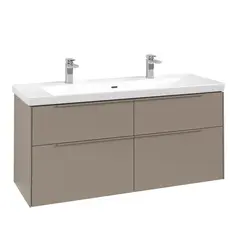 V&amp;B Subway 3.0 Servantskap m/4 skuffer 1272x576x478 mm, Taupe Matt