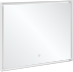 V&amp;B Subway 3.0 Speil med lys 1000x750x47,5 mm, Hvit Matt