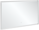 V&amp;B Subway 3.0 Speil med lys 1300x750x47,5 mm, Hvit Matt