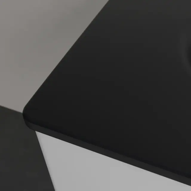 V&B Antao Møbelservant 80x50 cm, 1 bl.hull, C+, Pure Black 
