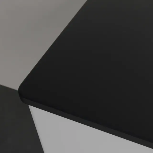 V&B Antao Møbelservant 120x50 cm, 1 bl.hull, C+, Pure Black 