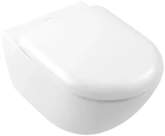 V&amp;B Antao Vegghengt Toalett 56x37 cm, u/skyllekant, C+, Stone White