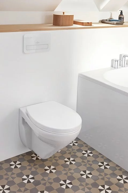 V&B O.Novo toalettsete Myktlukkende hengsler og QuickRelease 
