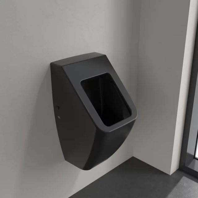 V&B Venticello urinal uten lokk, Ebony m/C+ 