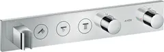 Axor termostatmodul Select 460/90 Med 3 uttak, for innbygging, Krom