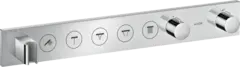 Hansgrohe termostatmodul Select 600/90 5 uttak, dusjholder/slangeuttak, Krom