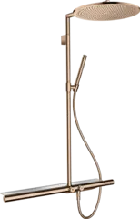 Axor ShowerSolution 800 Showerpipe &#216;350 mm, Polert R&#248;dt Gull