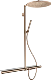 Axor ShowerSolution 800 Showerpipe &#216;350 mm, Polert R&#248;dt Gull