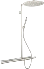Axor ShowerSolution 800 Showerpipe &#216;350 mm, Rustfritt St&#229;l
