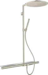 Axor ShowerSolution 800 Showerpipe &#216;350 mm, B&#248;rstet Nikkel
