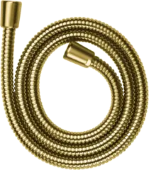 Axor Dusjslange, metall 125 cm, Børstet Gull