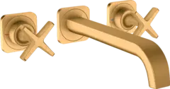 Axor Citterio E  Servantbatteri Tutlengde 220 mm, Børstet Gull