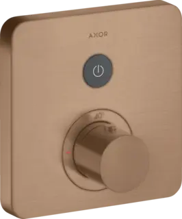 Axor ShowerSelect Termostat, m/1 utl&#248;p For innbygging, B&#248;rstet R&#248;dt Gull