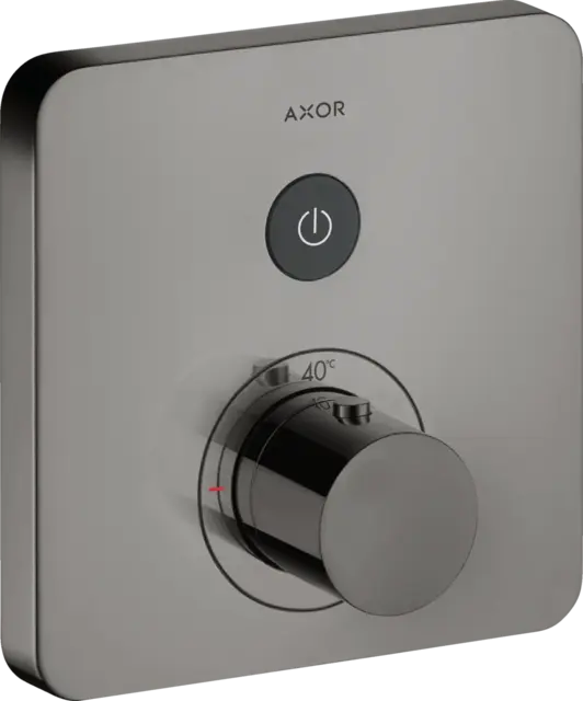 Axor ShowerSelect Termostat, m/1 utløp For innbygging, Polert Sort Krom 