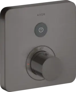 Axor ShowerSelect Termostat, m/1 utl&#248;p For innbygging, B&#248;rstet Sort Krom