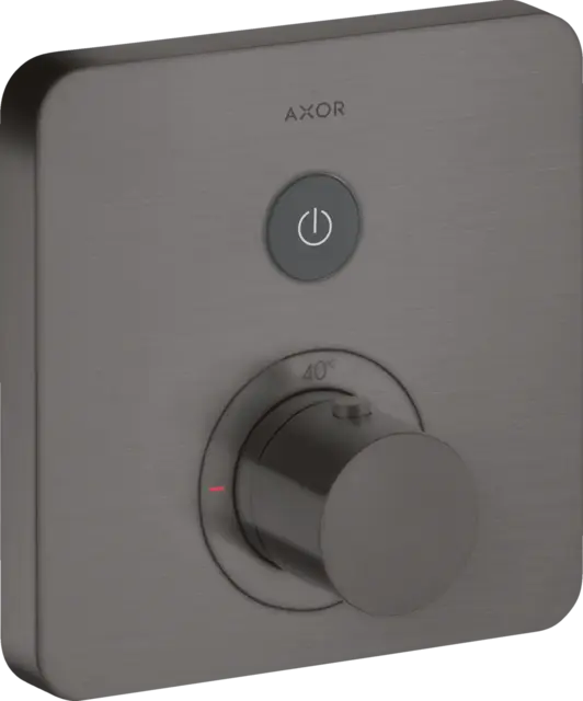 Axor ShowerSelect Termostat, m/1 utløp For innbygging, Børstet Sort Krom 