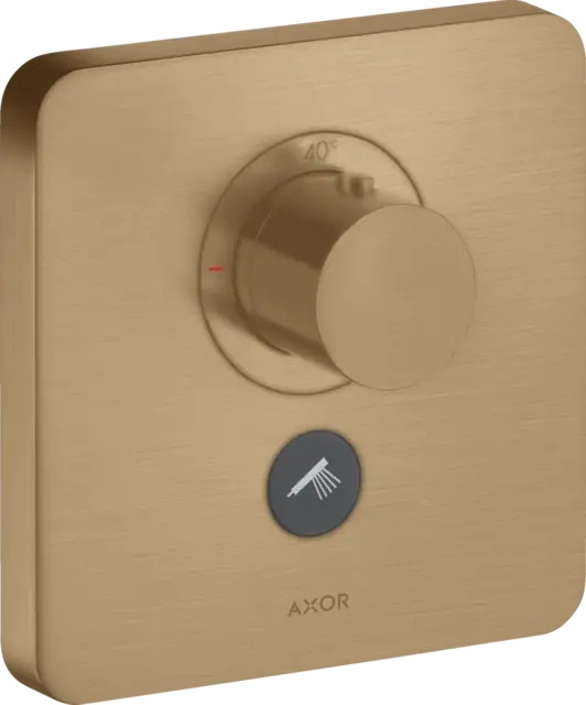 Axor ShowerSelect Termostat, m/1 utløp For innbygging, Børstet Bronse 