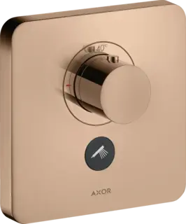 Axor ShowerSelect Termostat, m/1 utløp For innbygging, Polert Rødt Gull