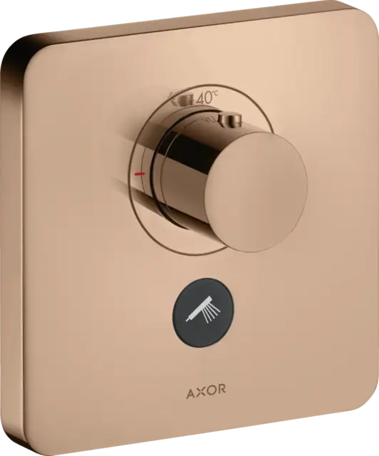 Axor ShowerSelect Termostat, m/1 utløp For innbygging, Polert Rødt Gull 