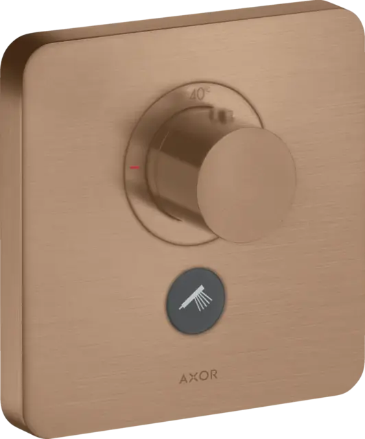 Axor ShowerSelect Termostat, m/1 utløp For innbygging, Børstet Rødt Gull 