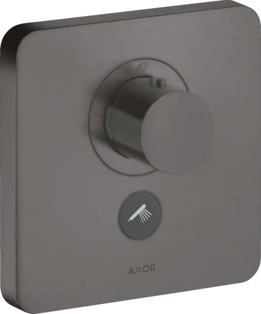 Axor ShowerSelect Termostat, m/1 utløp For innbygging, Børstet Sort Krom 