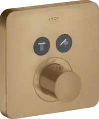 Axor ShowerSelect Termostat, m/2 utl&#248;p For innbygging, B&#248;rstet Bronse