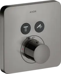 Axor ShowerSelect Termostat, m/2 utløp For innbygging, Polert Sort Krom