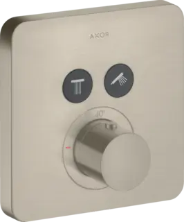 Axor ShowerSelect Termostat, m/2 utløp For innbygging, Børstet Nikkel