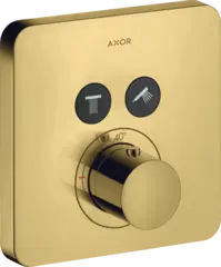 Axor ShowerSelect Termostat, m/2 utl&#248;p For innbygging, Polert Gull