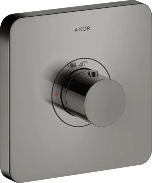 Axor ShowerSelect Highflow Termostat For innbygging, Polert Sort Krom 