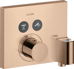 Axor ShowerSelect Termostat, m/2 utløp For innbygging, Polert Rødt Gull