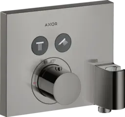 Axor ShowerSelect Termostat, m/2 utl&#248;p For innbygging, Polert Sort Krom