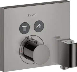 Axor ShowerSelect Termostat, m/2 utl&#248;p For innbygging, Polert Sort Krom