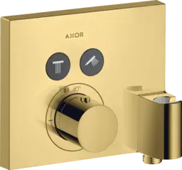 Axor ShowerSelect Termostat, m/2 utl&#248;p For innbygging, Polert Gull